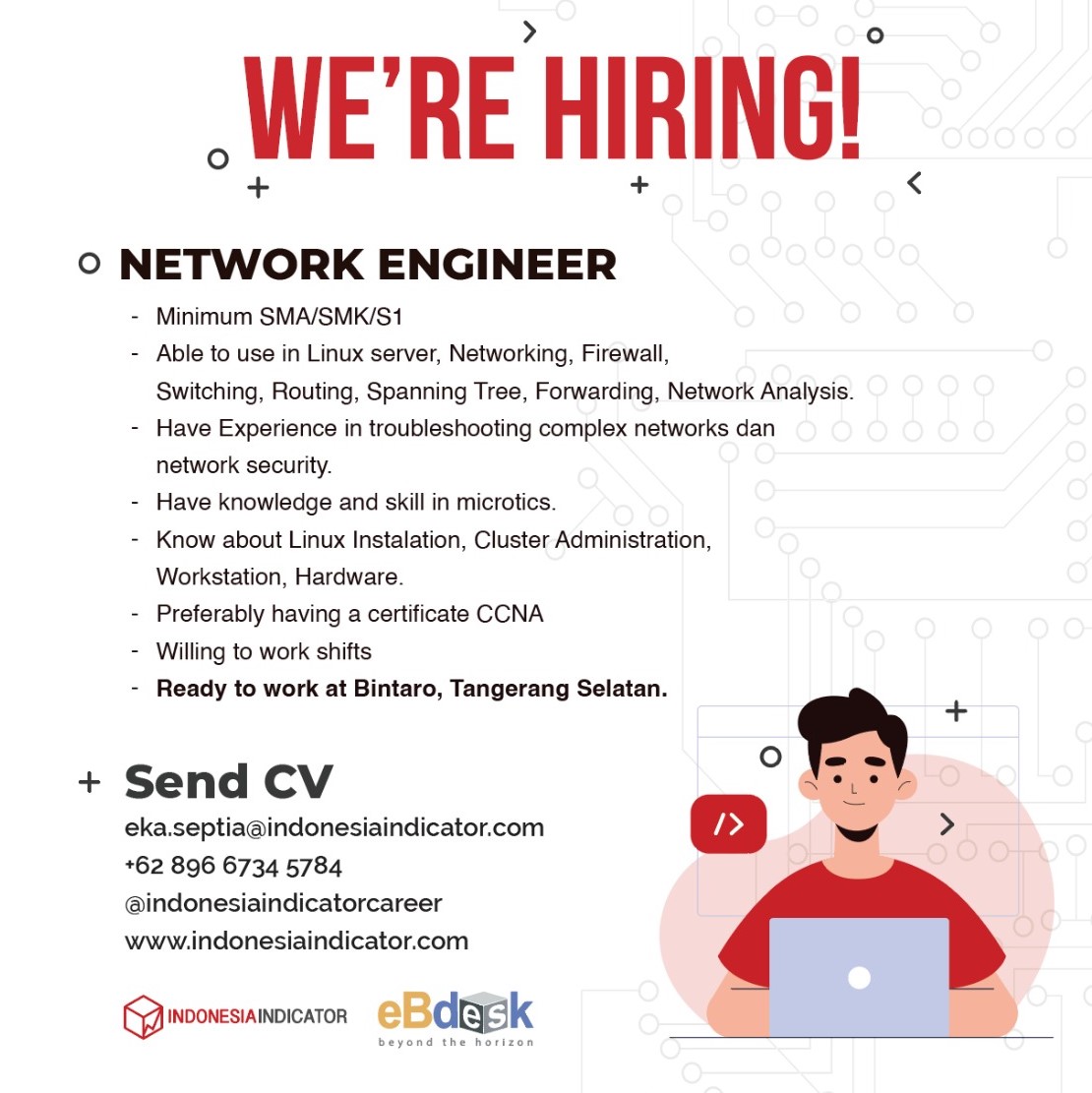 Network Engineer PT Indonesia Indicator Direktorat Business